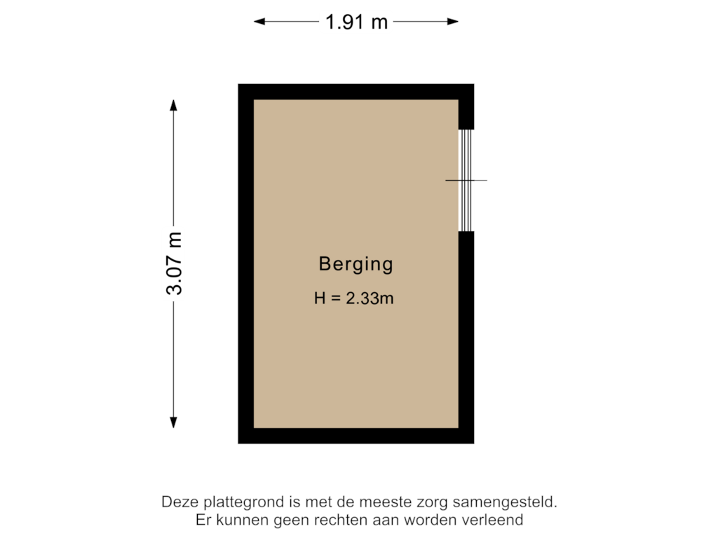 Bekijk plattegrond van Berging van Planetenlaan 42