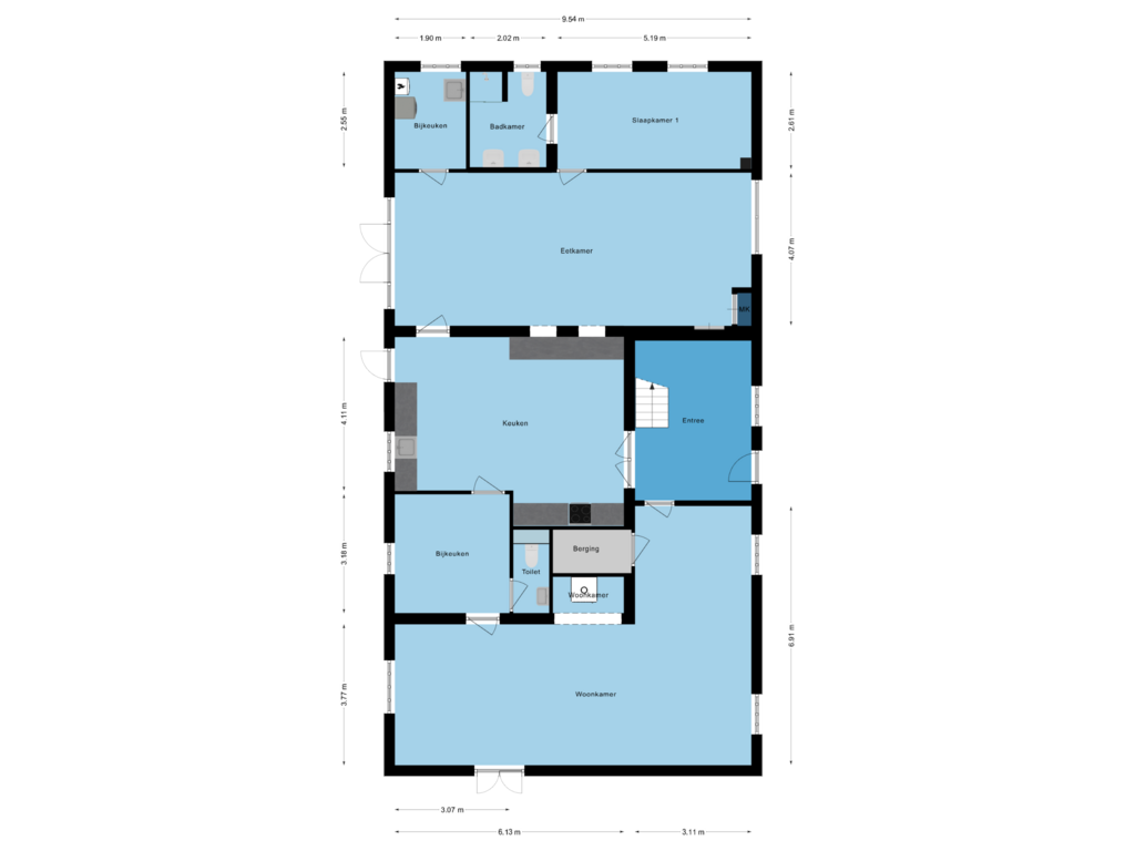 Bekijk plattegrond van Begane Grond van Vloeieind 12