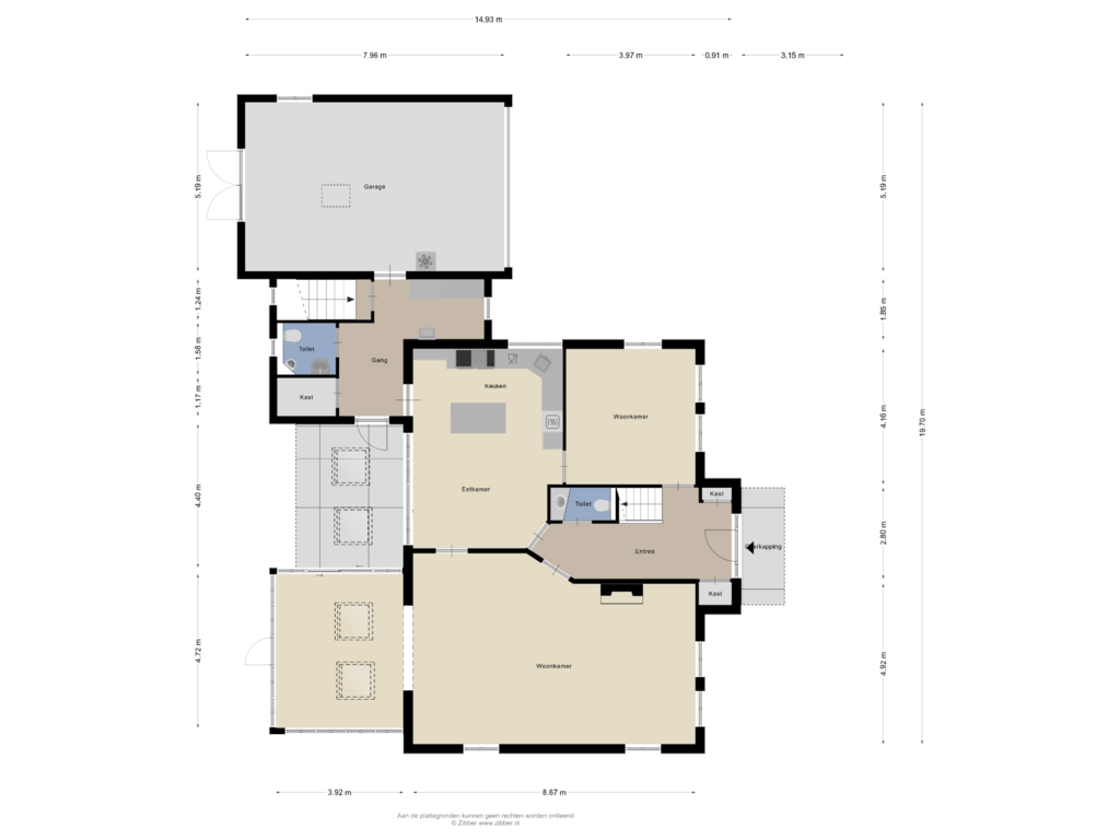 Bekijk plattegrond van Begane grond van Grebbe 11