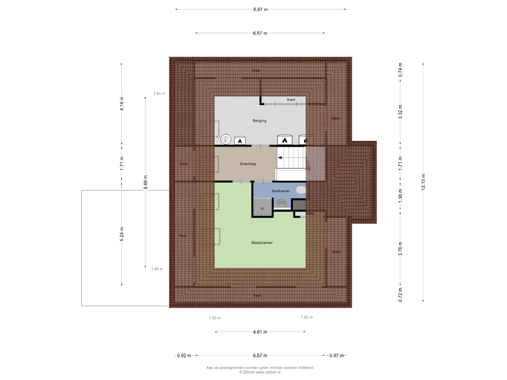 Bekijk plattegrond van Tweede verdieping van Grebbe 11