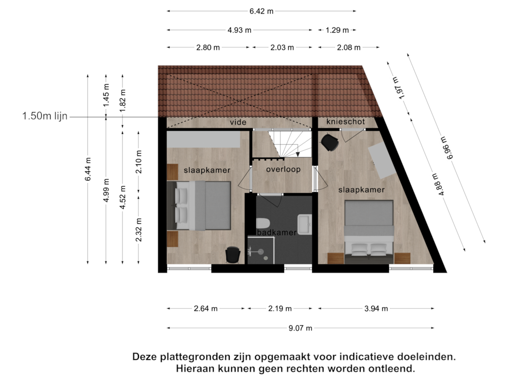 Bekijk plattegrond van 1e verdieping van Blikkenburg 39