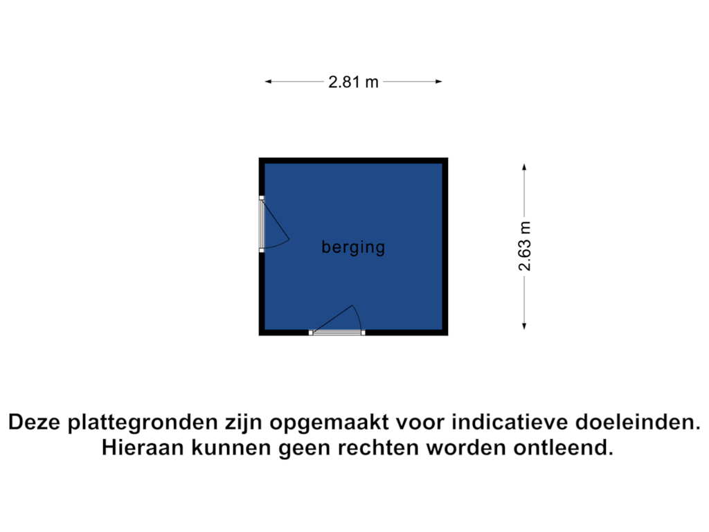 Bekijk plattegrond van Berging van Blikkenburg 39