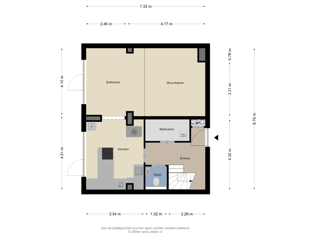 Bekijk plattegrond van Begane Grond van Heelweg 1-05