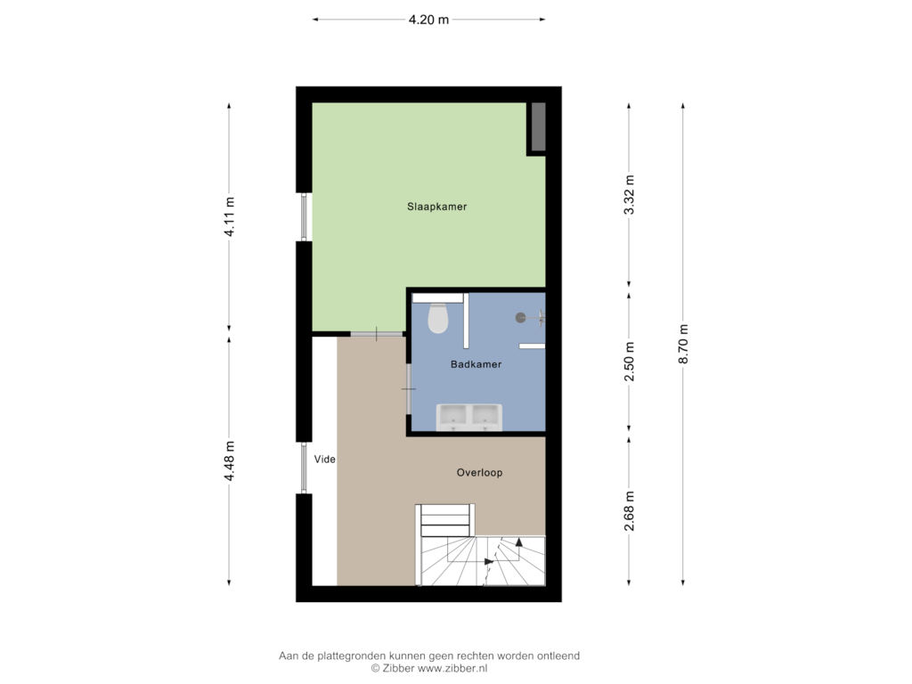 Bekijk plattegrond van Eerste Verdieping van Heelweg 1-05