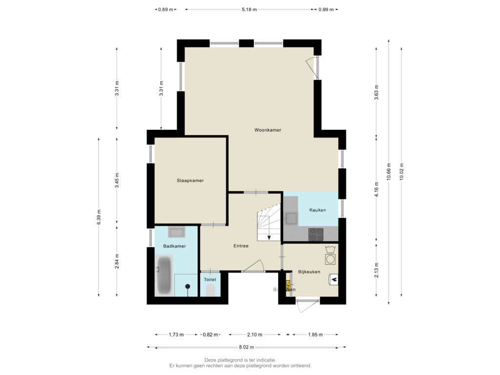 Bekijk plattegrond van Begane grond van Gagelmaat 4-173