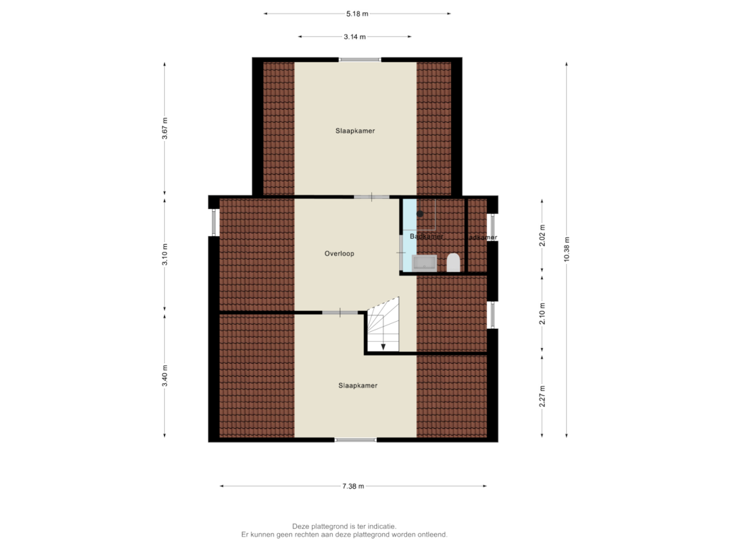 Bekijk plattegrond van Eerste verdieping van Gagelmaat 4-173