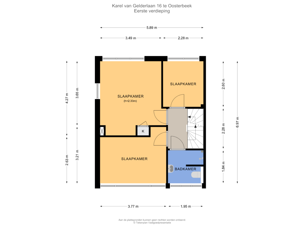 Bekijk plattegrond van Eerste verdieping van Karel van Gelderlaan 16