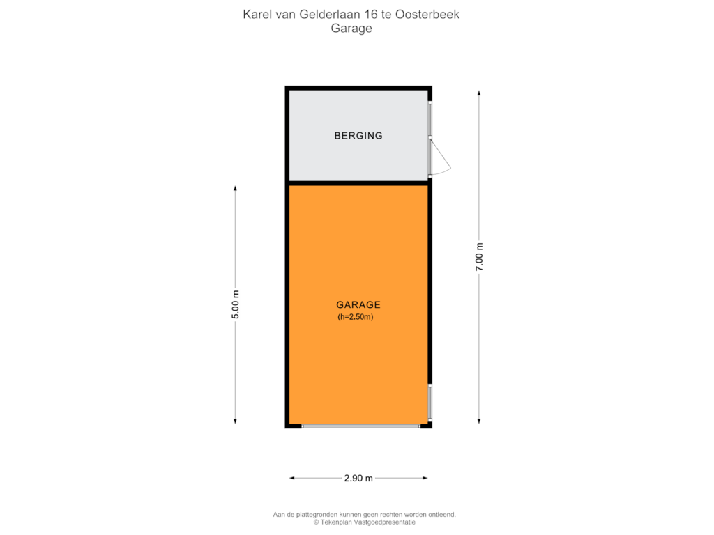 Bekijk plattegrond van Garage van Karel van Gelderlaan 16