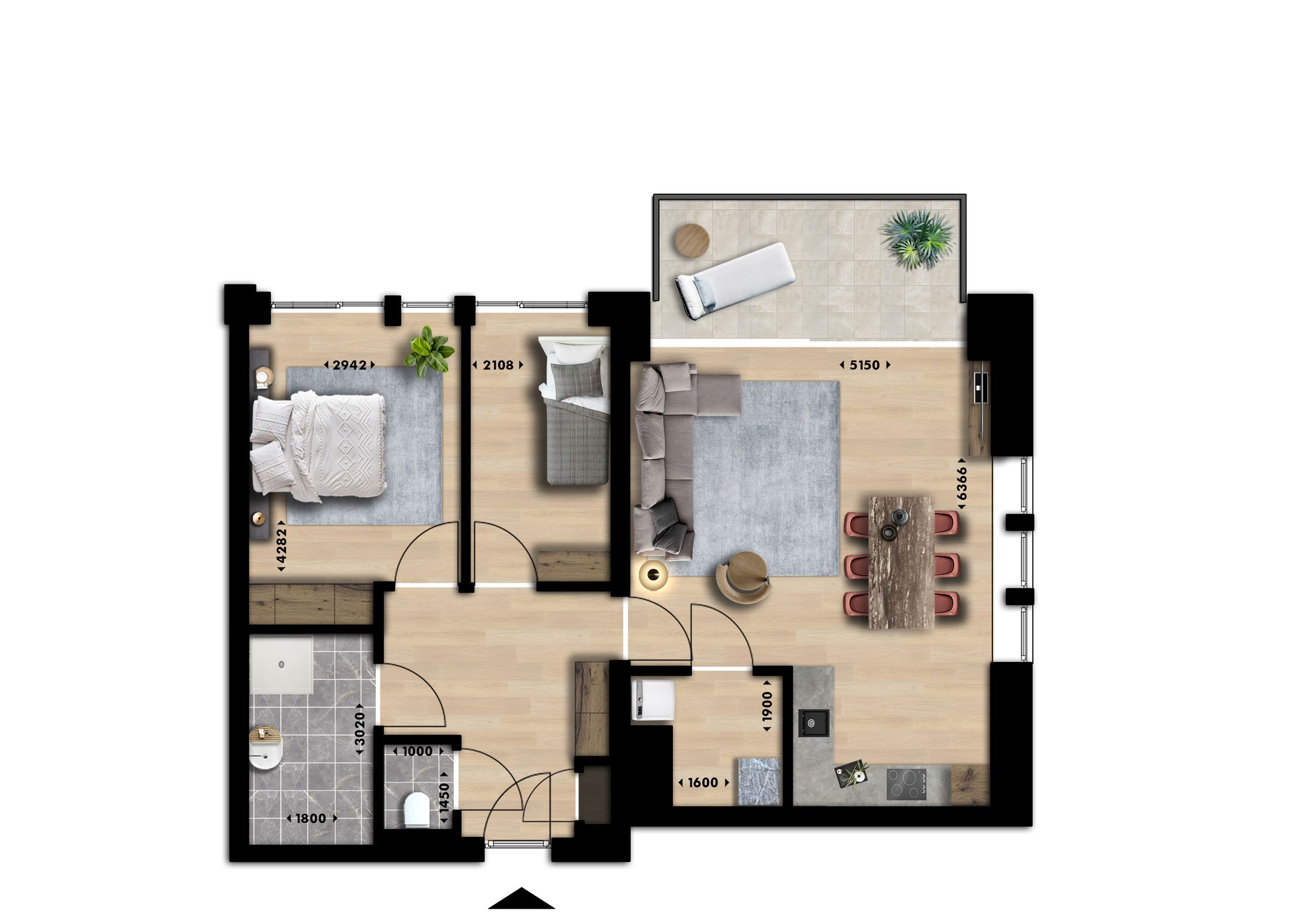 Foto 3 van Plaza Residences (Bouwnr. 28)