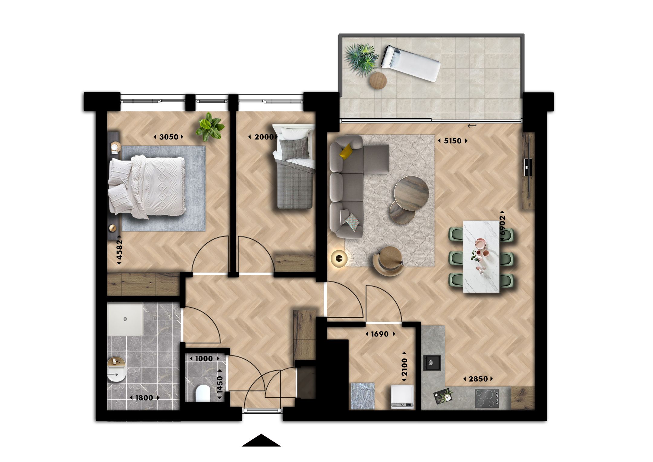 Foto 3 van Plaza Residences (Bouwnr. 26)