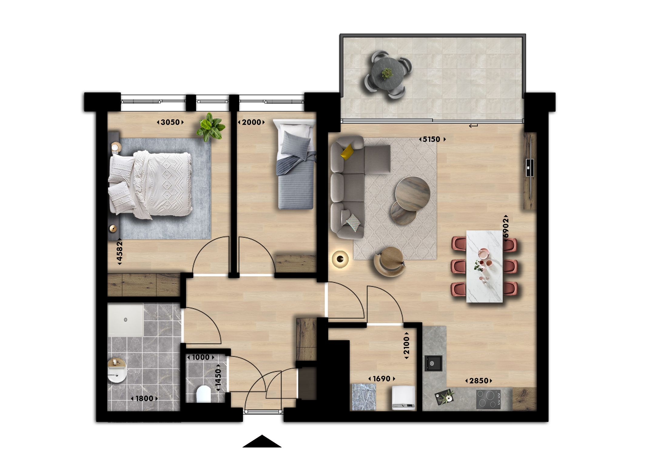 Foto 3 van Plaza Residences (Bouwnr. 39)