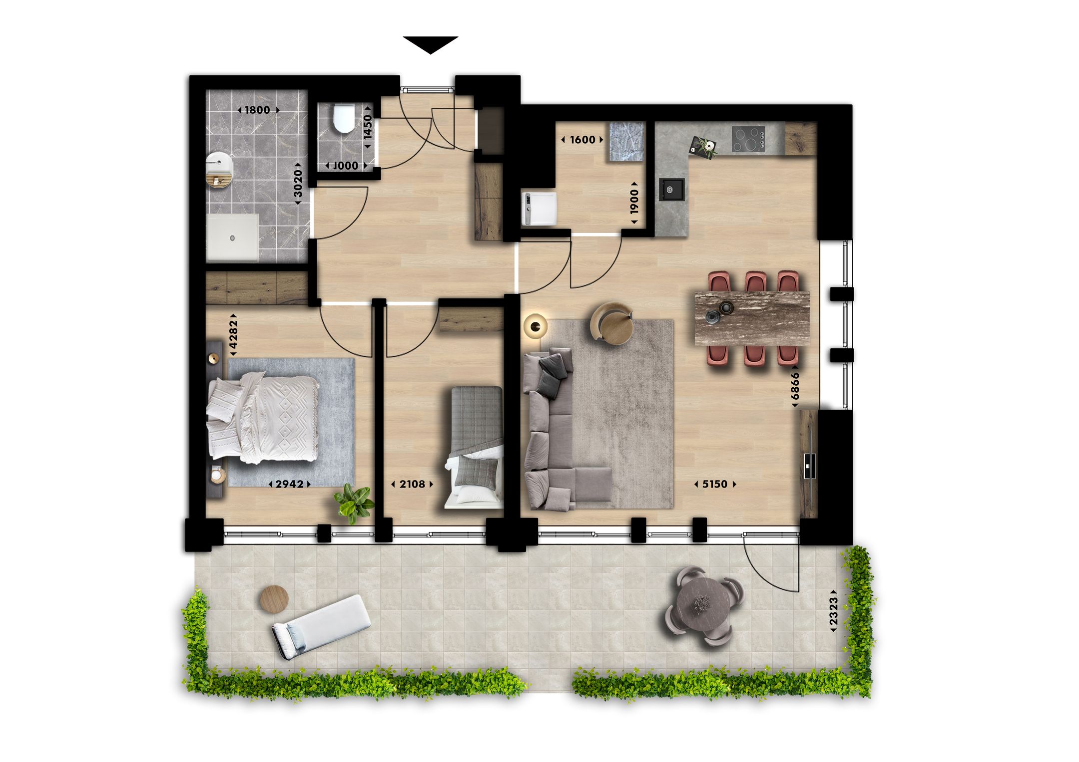 Foto 3 van Plaza Residences (Bouwnr. 19)
