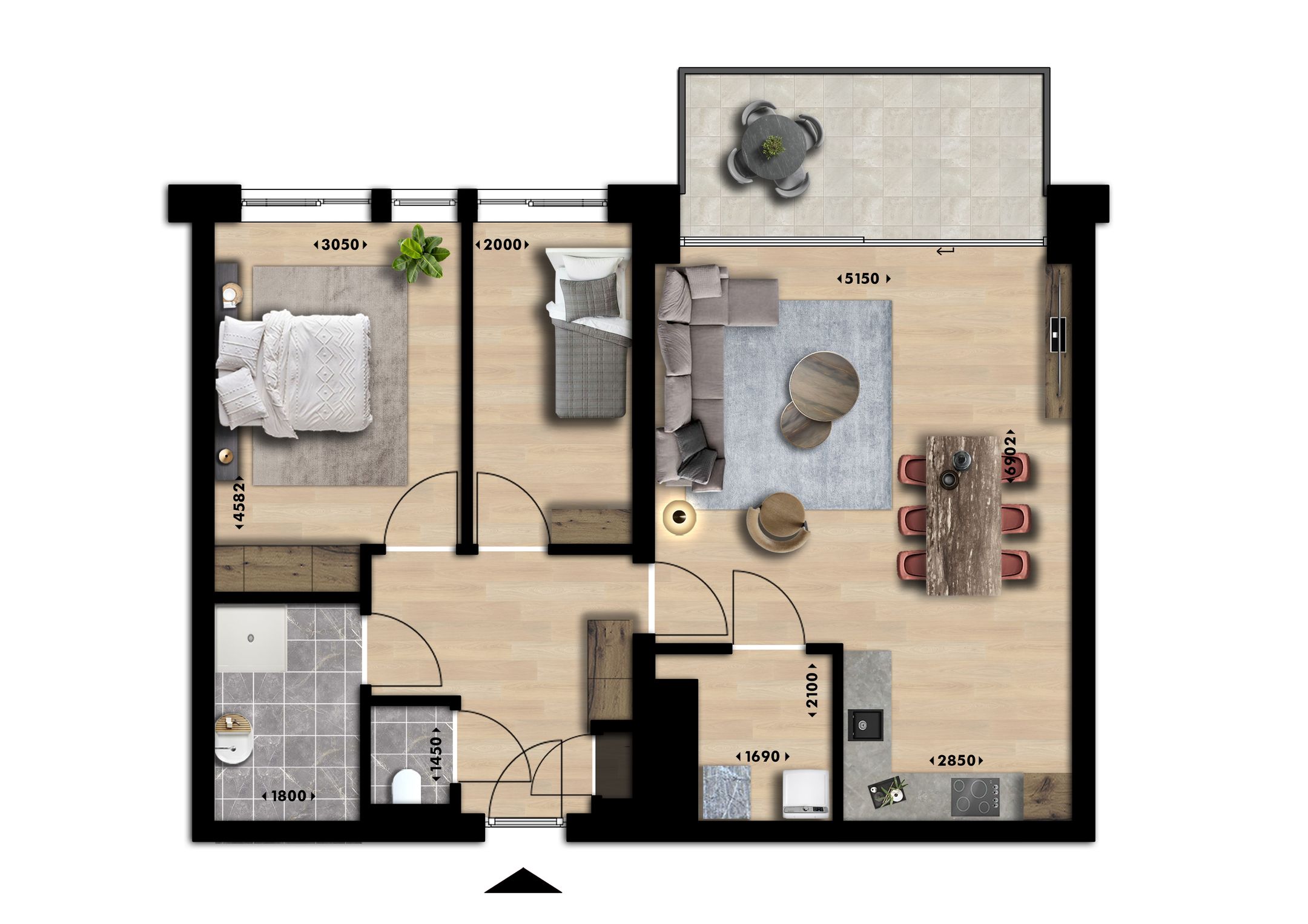 Foto 3 van Plaza Residences (Bouwnr. 25)