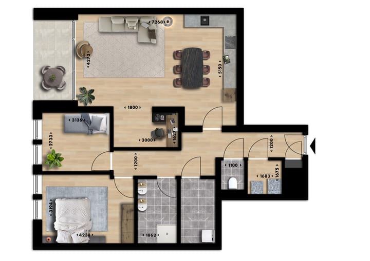 Foto 3 van Plaza Residences (Bouwnr. 4)