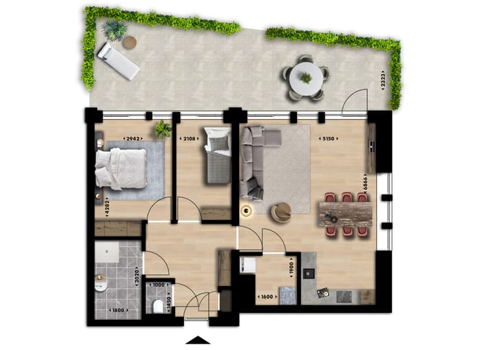 Foto 3 van Plaza Residences (Bouwnr. 12)