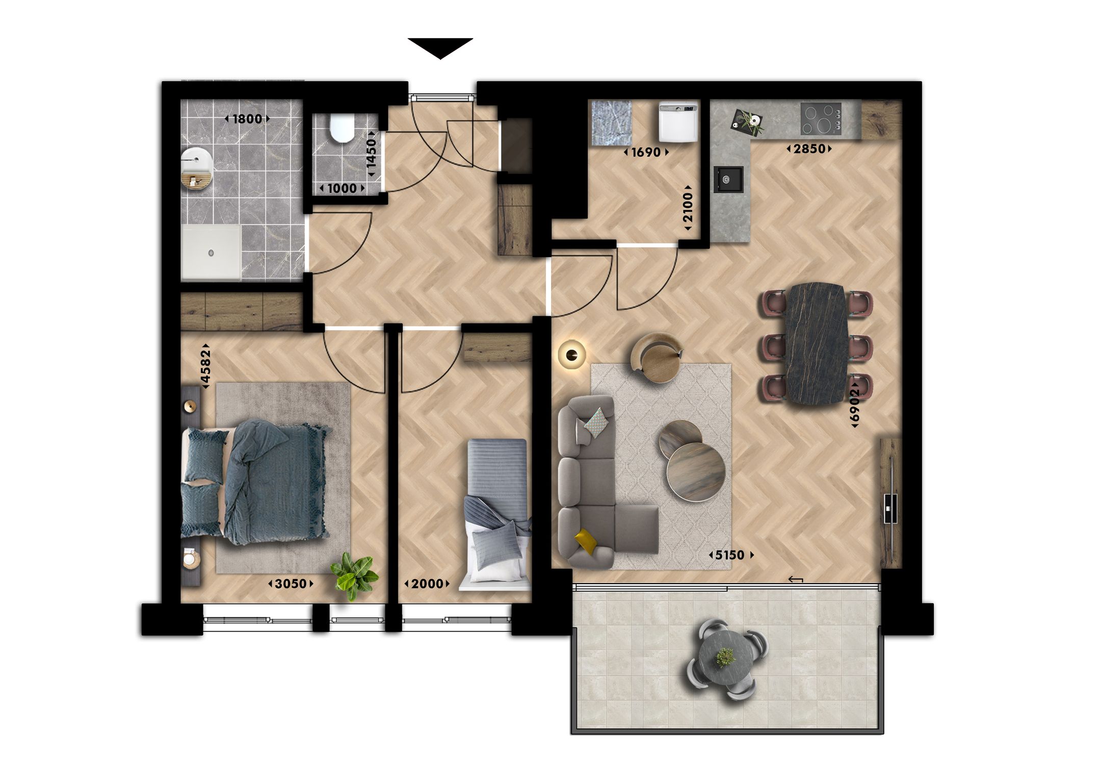 Foto 3 van Plaza Residences (Bouwnr. 58)