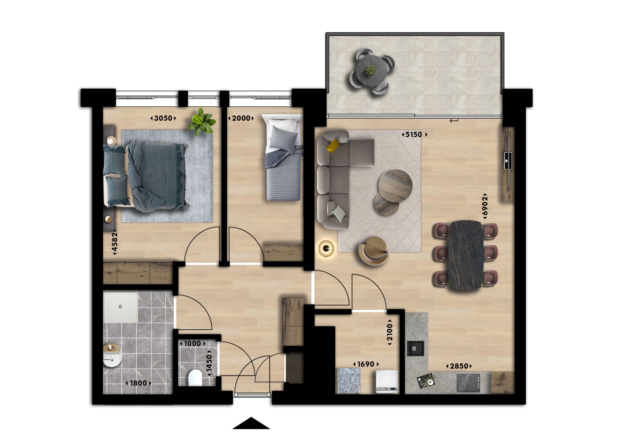 Foto 3 van Plaza Residences (Bouwnr. 27)