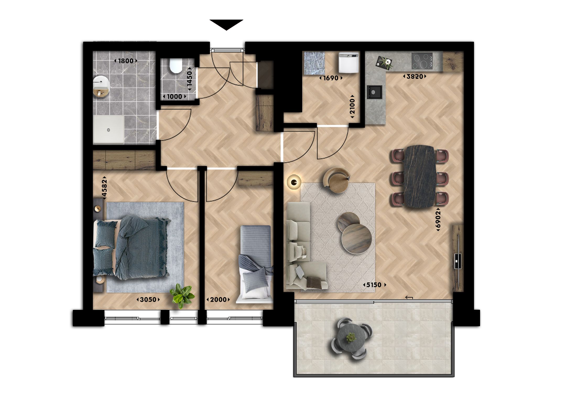 Foto 3 van Plaza Residences (Bouwnr. 30)