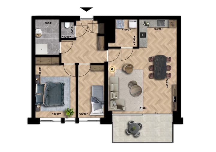 Foto 3 van Plaza Residences (Bouwnr. 30)