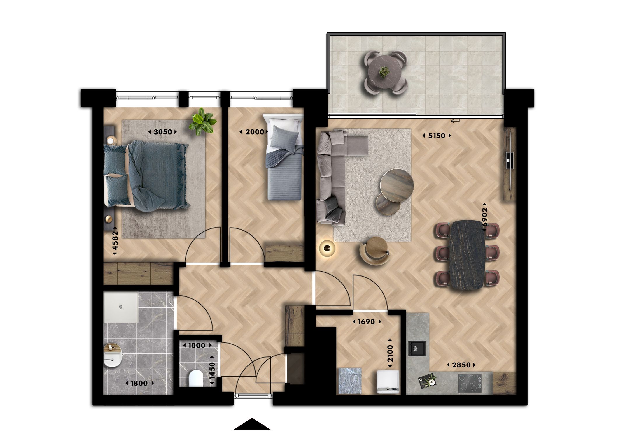 Foto 3 van Plaza Residences (Bouwnr. 40)