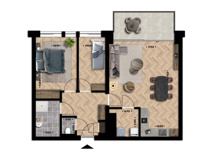 Foto 3 van Plaza Residences (Bouwnr. 40)