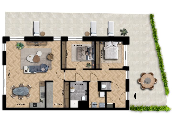 Foto 3 van Plaza Residences (Bouwnr. 1)