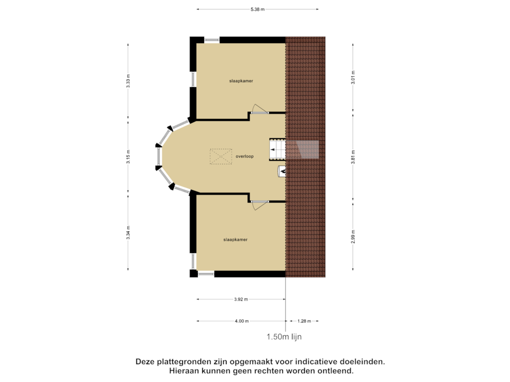 Bekijk plattegrond van Tweede Verdieping van Schoffel 1