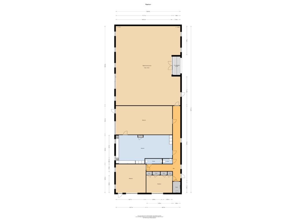 View floorplan of Bijgebouw of Bellinkhofsdwarsweg 3