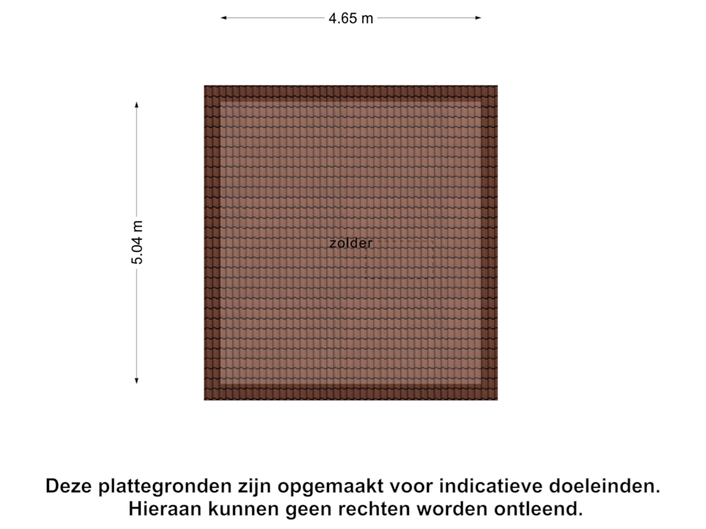 View floorplan of 2e verdieping of Meidoornstraat 5