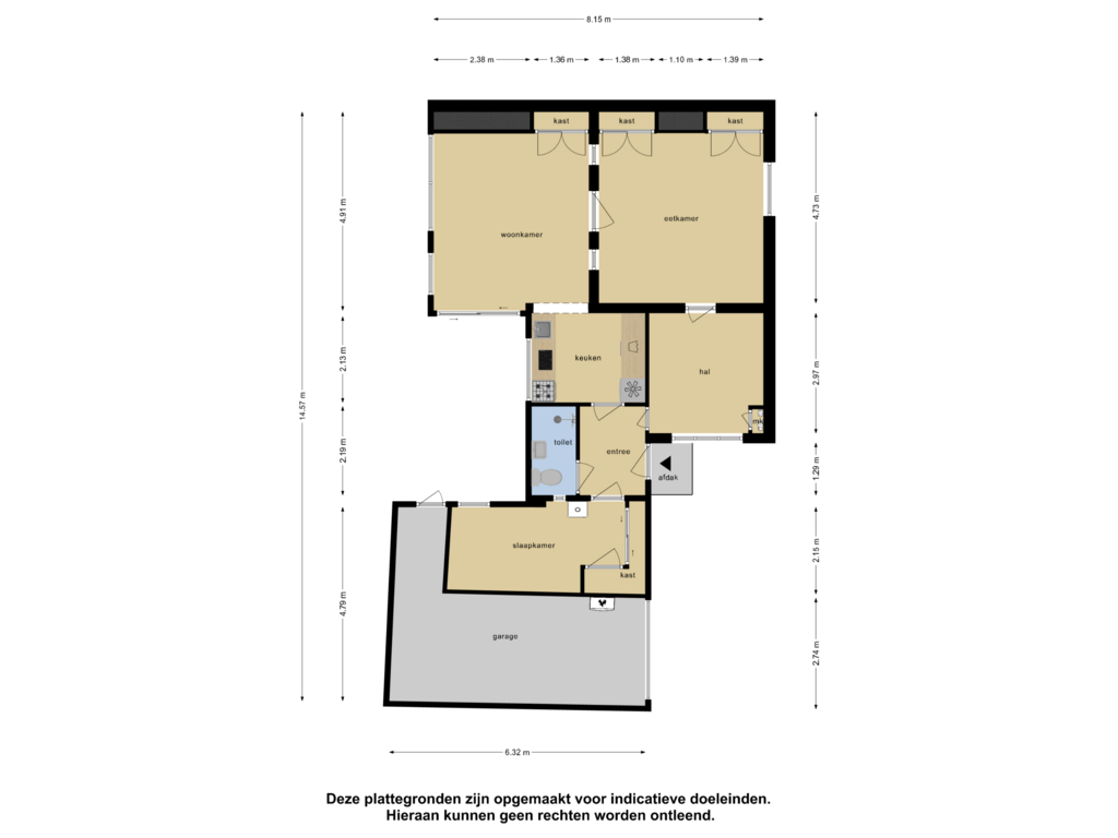 View floorplan of Begane Grond of Osdorperweg 603