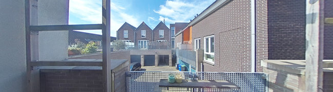 Bekijk 360° foto van Balkon van Lange Kerkstraat 106