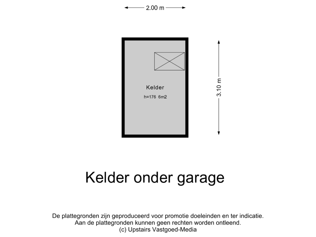 Bekijk plattegrond van Kelder van Vuursche Dreef 24