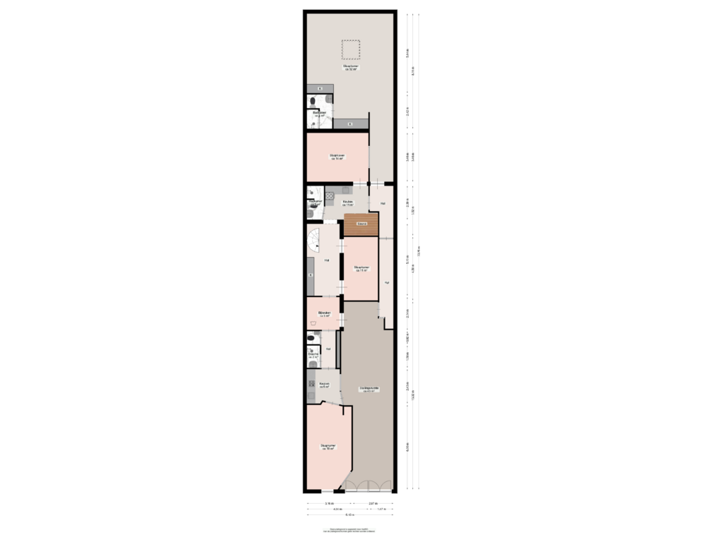 Bekijk plattegrond van Souterrain van Oosterhaven 3