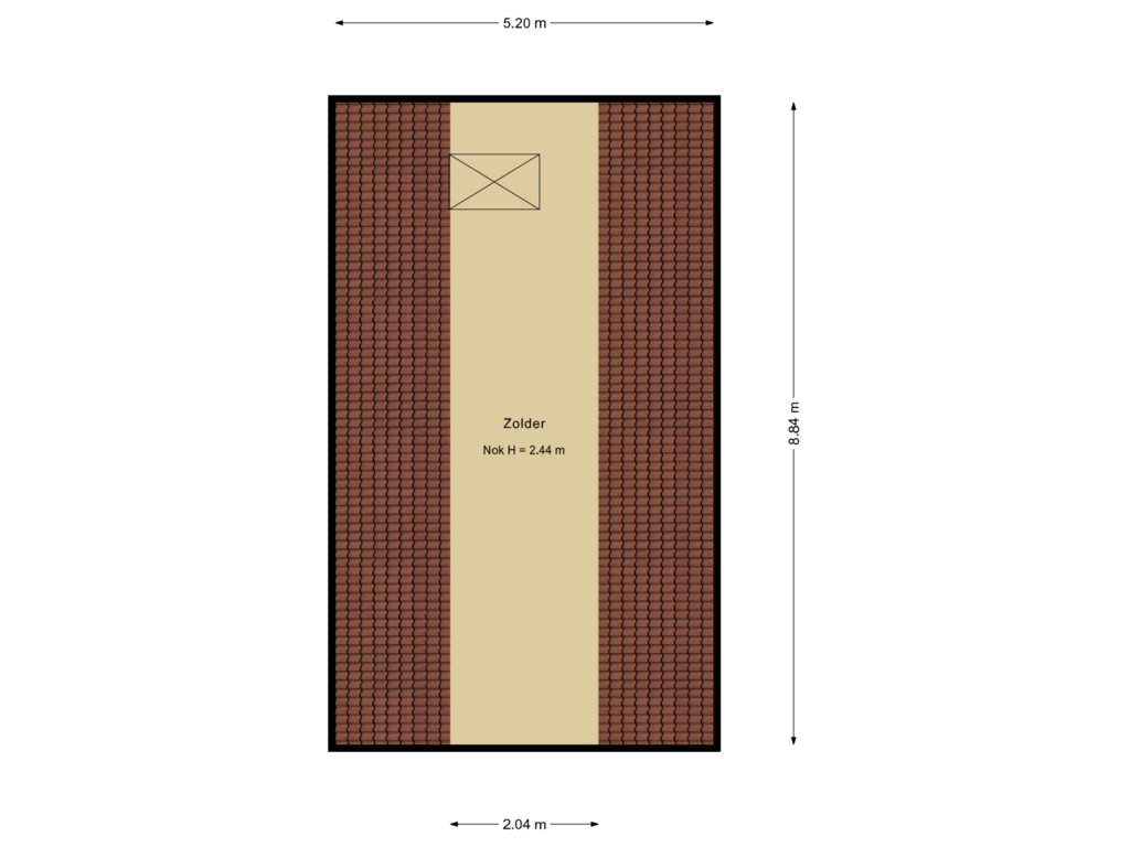 Bekijk plattegrond van Garage verdieping van Zuiderstraat 7