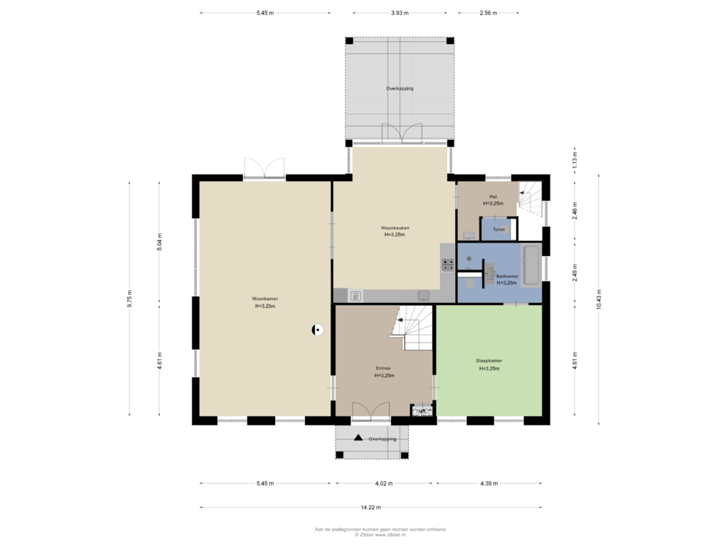 Bekijk plattegrond van Begane Grond van Parallelweg 21