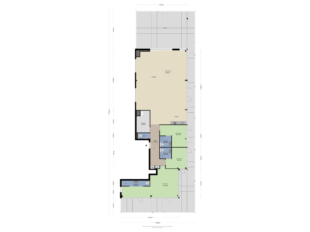 Bekijk plattegrond van Appartement van Nancy Zeelenbergsingel 174