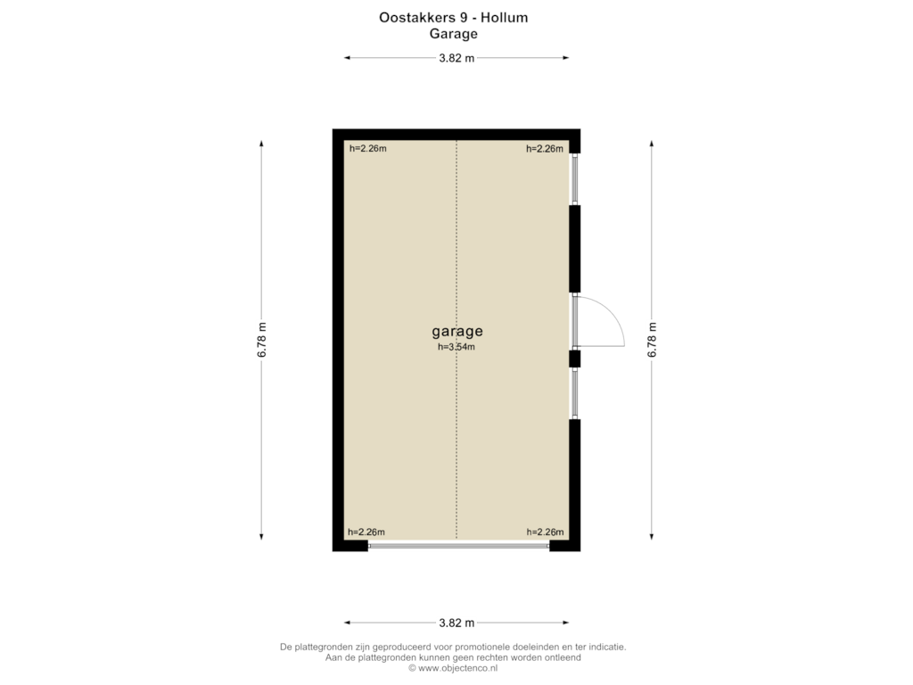 Bekijk plattegrond van GARAGE van Oostakkers 9