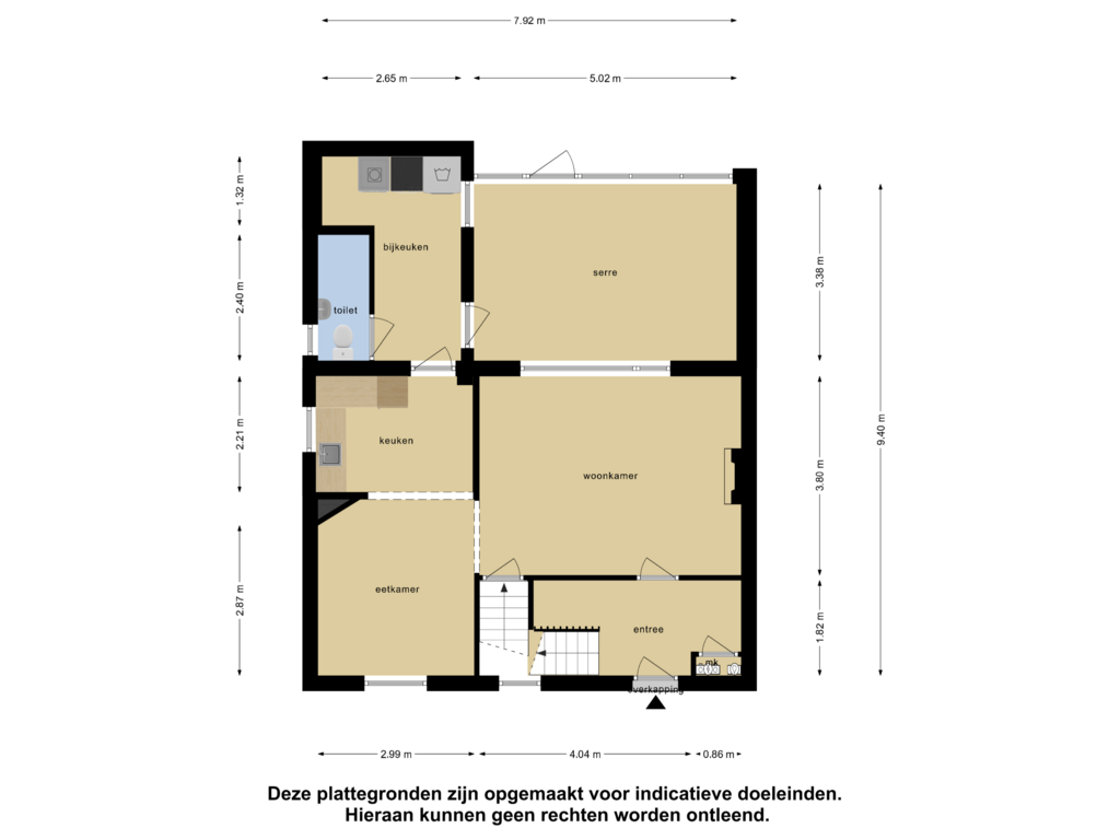 Bekijk plattegrond van Begane Grond van Torrentinusstraat 6