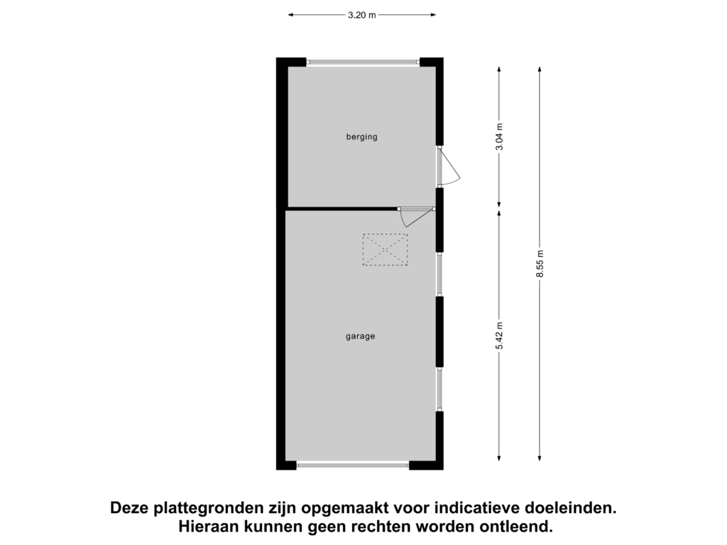 Bekijk plattegrond van Garage van Torrentinusstraat 6