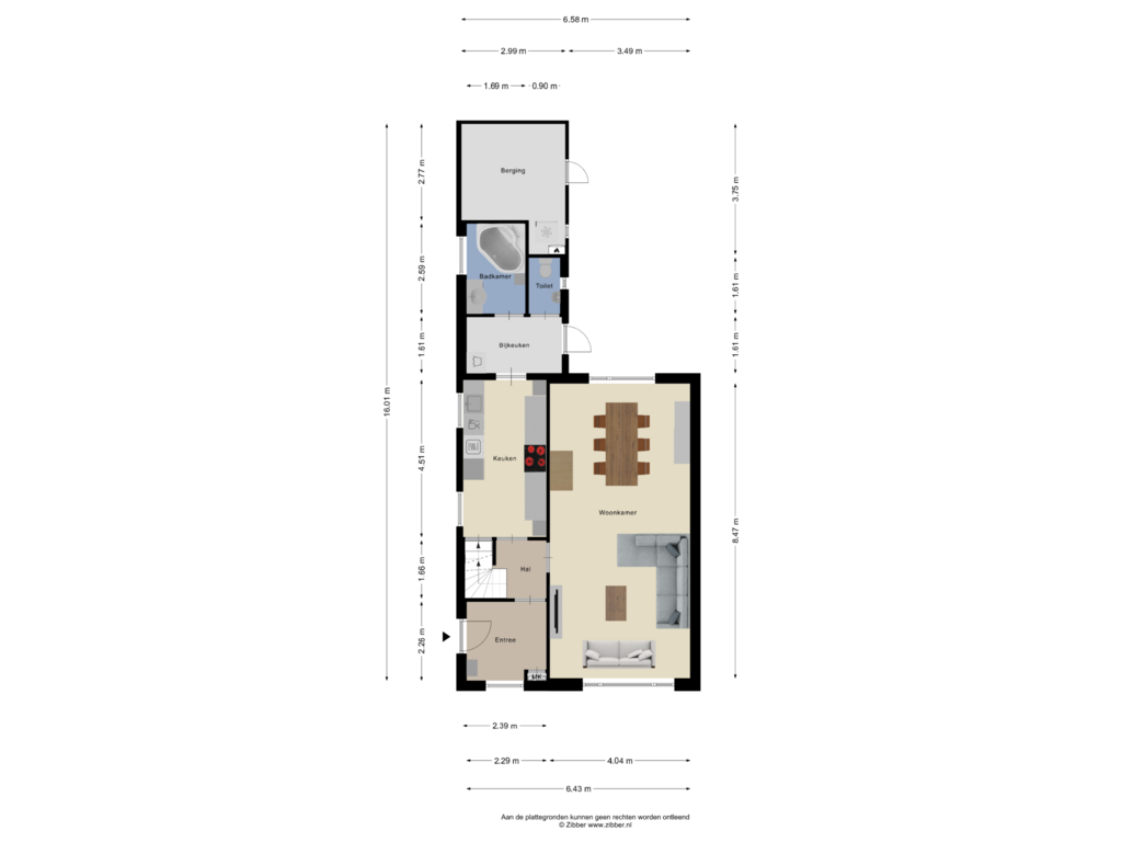 Bekijk plattegrond van Begane Grond van Jacob Catsstraat 34