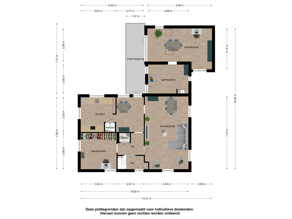 Bekijk plattegrond van Begane grond van Molenstraat 3