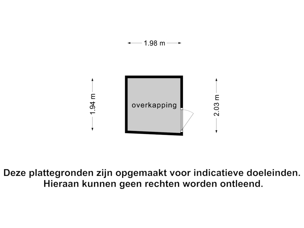 Bekijk plattegrond van Overkapping van Molenstraat 3