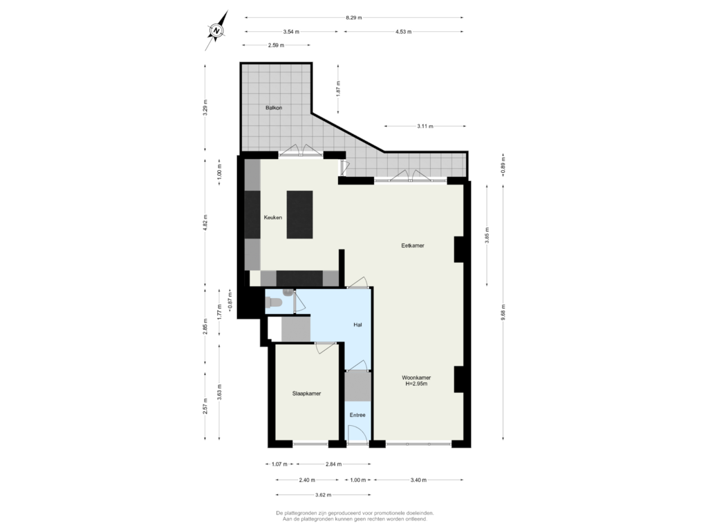 Bekijk plattegrond van Begane Grond van Voorschoterlaan 39-A