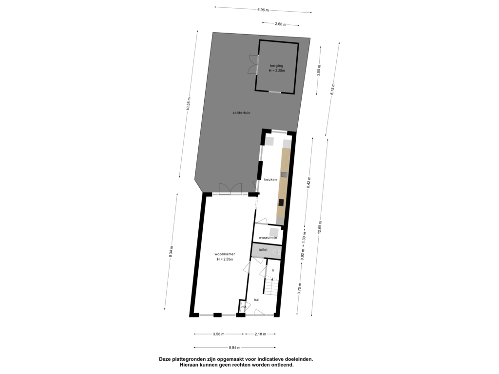 Bekijk plattegrond van begane grond van Boslaan 15