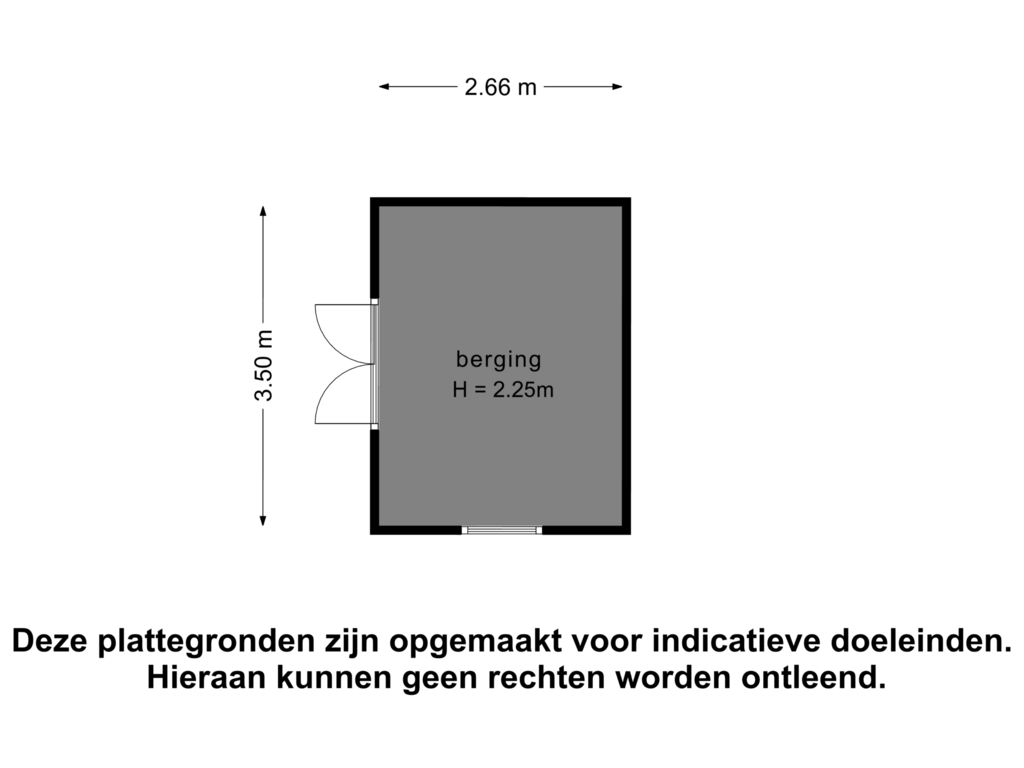 Bekijk plattegrond van berging van Boslaan 15