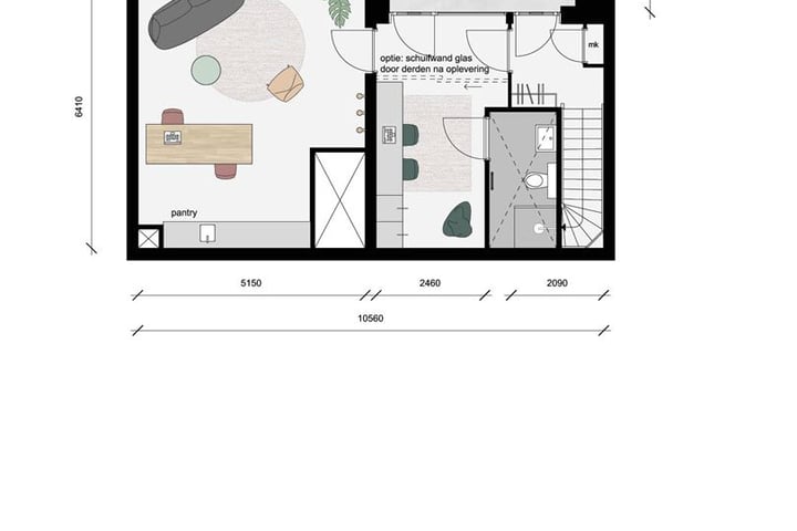 Bekijk foto 9 van De Nieuwe Defensie 2 laags benedenwoning (Bouwnr. 420)