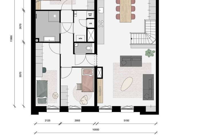 Bekijk foto 10 van De Nieuwe Defensie 2 laags benedenwoning (Bouwnr. 420)