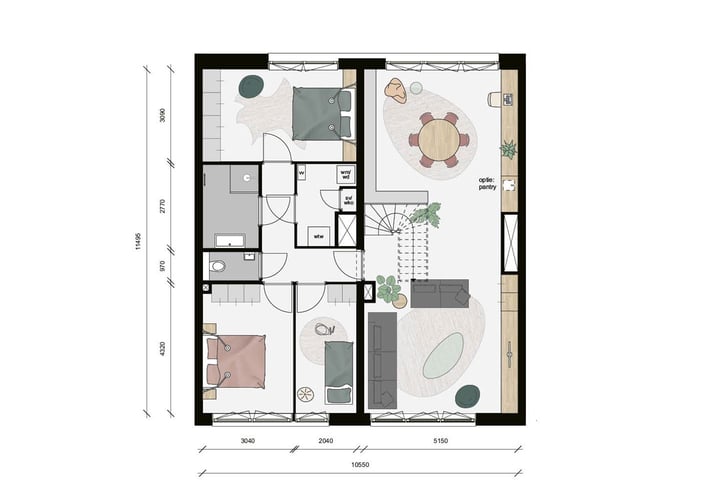 Bekijk foto 7 van De Nieuwe Defensie Dubbelaags bovenwoning (Bouwnr. 415)