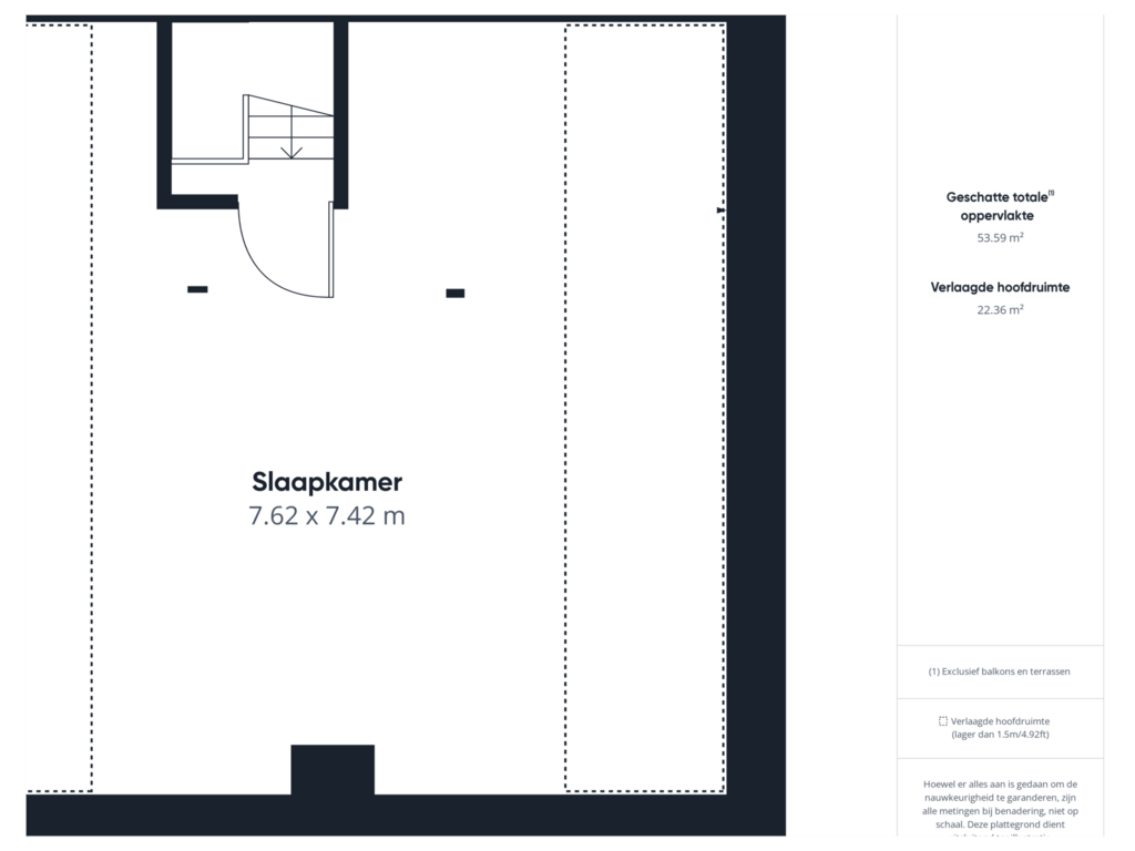 Bekijk plattegrond van 2e Verdieping van Donze Visserstraat 123