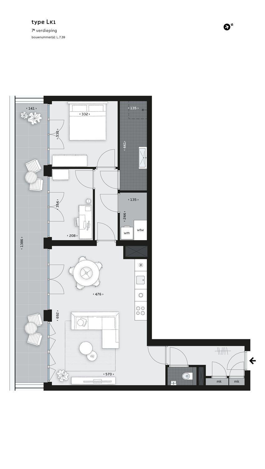 Foto 2 van Up North Laan Lk (Bouwnr. L7-39)